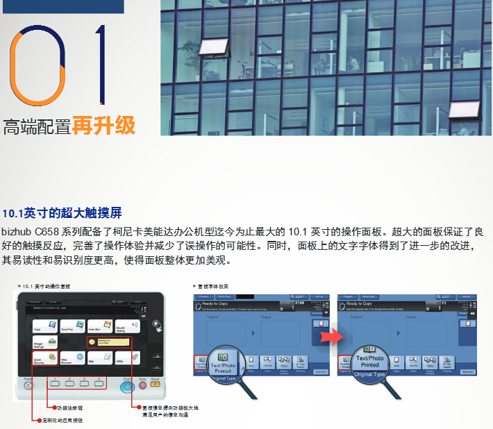 柯尼卡美能達彩色復印機C558高端配置再升級-科頤辦公 柯尼卡美能達彩色復印機C558高端配置再升級-科頤辦公